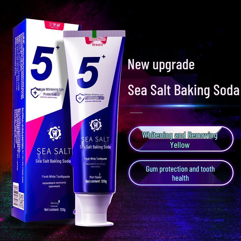 

Aimisu Large Capacity Sea Salt Baking Soda Toothpaste for Fresh Breath & Periodontal Care