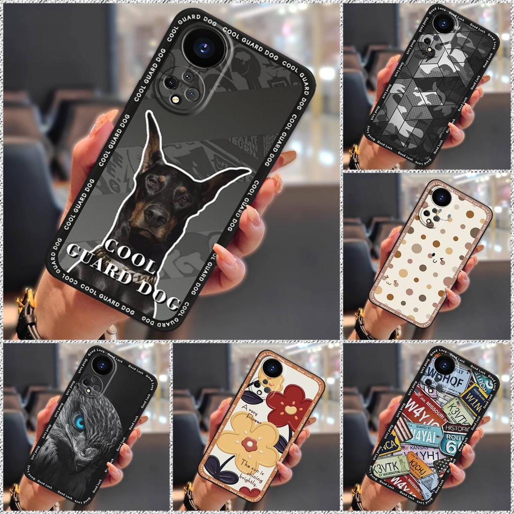 Durable Dirt-resistant Phone Case For Huawei Honor X7 Shockproof Fashion Design Anti-knock Cartoon Protective TPU Cover