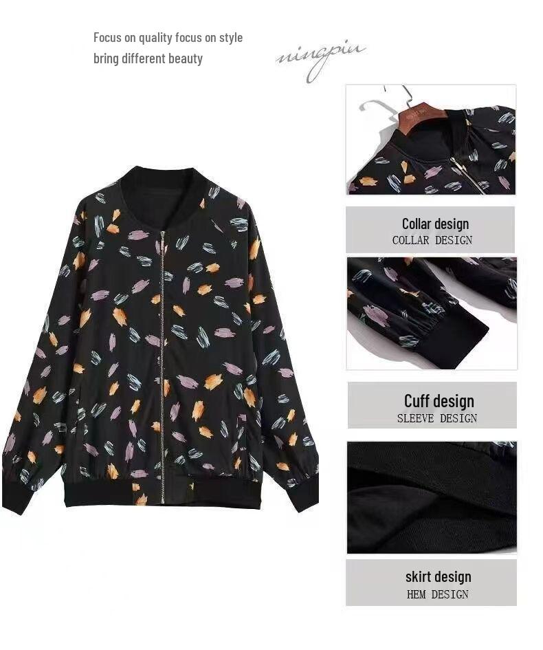 Mom's Premium Women's Petite Lightweight Baseball Jacket - Early Autumn 2025 Collection