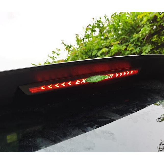 For Ford Explorer 2020-2023 Leather Black Tail High Brake Light Lamp Cover Decor