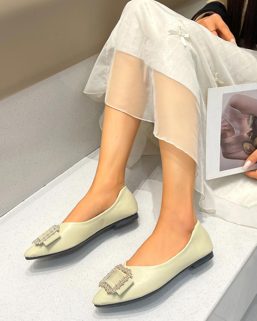 2024 Spring and Autumn Handmade Flats Ballerina Loafers Comfortable Soft Leather Flats for Women