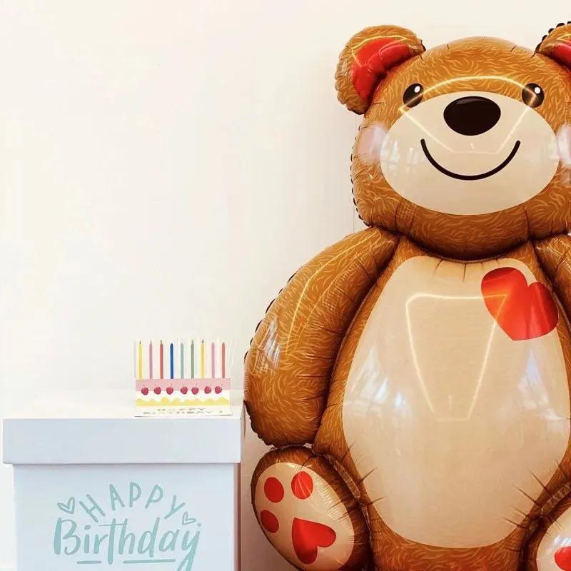 Bear-shaped Aluminum Foil Cartoon Balloons