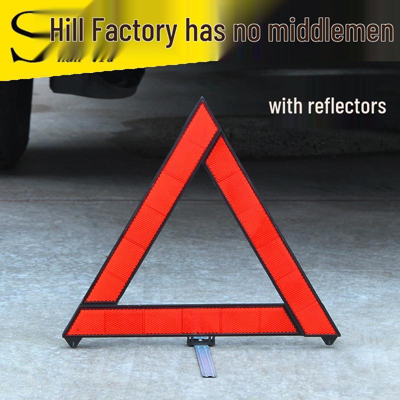 Folding Reflective Emergency Warning Triangle Sign