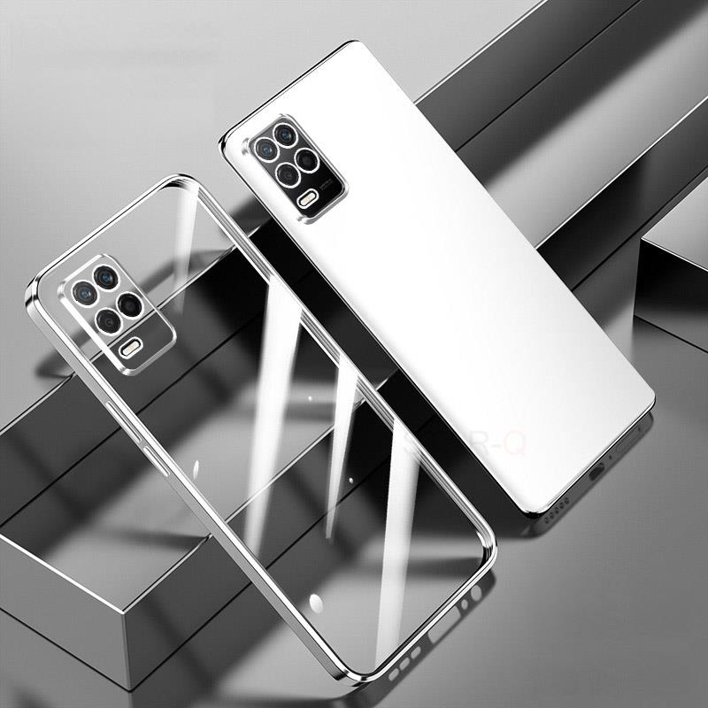 Galvanisierter Klarer Case Für Oppo Realme Gt Neo 2 3t Q5 3 5 Master Edition Silikon Transparenter Bumper Rückabdeckung