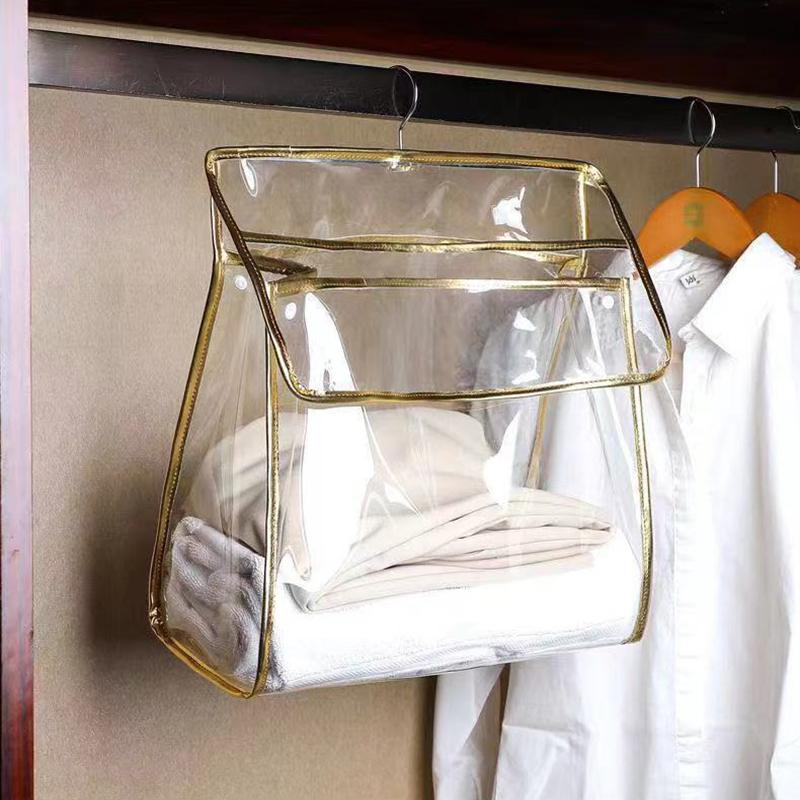 PVC Waterproof Hanging Mobile Phone Bag Wall Hanging Organizer Storage Bag Bathroom Shower Accessories Towel Clothes Organizer
