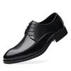 New Four Seasons Office England Derby Shoes Business Men's Versatile Dress Leather Shoes Versatile Wear-resistant Leather Shoes Men's Shoes