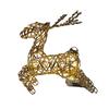 LED Light Up Christmas Reindeer Decor 20 Warm White Lights Metal Yard Decoration for Outdoor Indoor Lawn Garden Xmas Decor