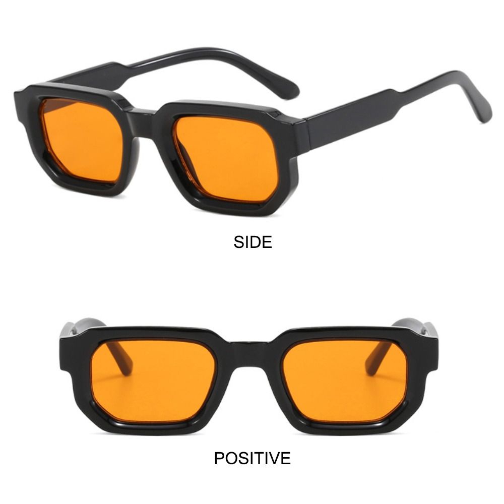 UV400 Protection Square Frame Sunglasses Y2K Eyewear Fashion Punk Sun Glasses  for Women & Men