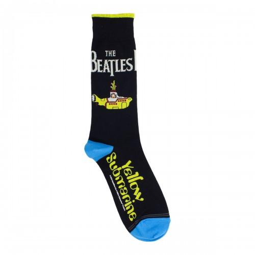 The Beatles Unisex Adult Yellow Submarine Drop T Logo Crew Socks
