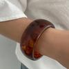 DIEZI 3-Stil Übertriebene Harz Breite Armreifen Mode Hip Hop Goldfarbe Geometrisch Schwermetall Armreifen für Damen Armband Herren