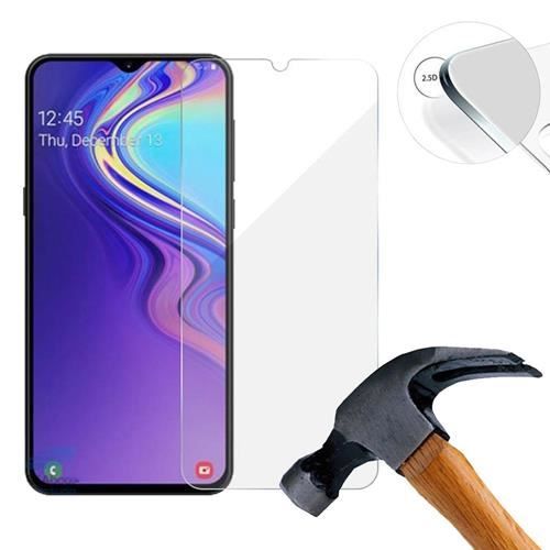 Lusee 2 x Film de Protection écran en Verre Trempé pour Samsung Galaxy M10 6.22 Pouce Transparent 9H 2.5D