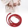 Leather Bag Strap 41.33 To 48.03in Adjustable 0.35in Wide Replacement Shoulder Strap for Purse Handbag Red Golden Hardware