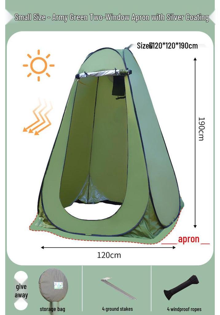 Portable Outdoor Shower & Changing Tent for Camping