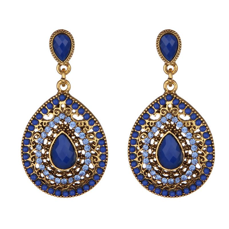 Elegant Pearl Water Drop Earrings With Rhinestone Accents For Formal Occasions And Gift Giving
