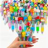 10/25 Stück Mini-Teleskopstift zufällige Farbe - Geeignet für Schüler, Partys und den täglichen Gebrauch - Character Pen | Teleskopstift