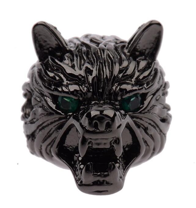 

Gothic Wolf Head For Bracelet Beads DIY Jewelry Making Finding Punk 4 Colors Jewelry Accessories AAA Factory Price Wholesale