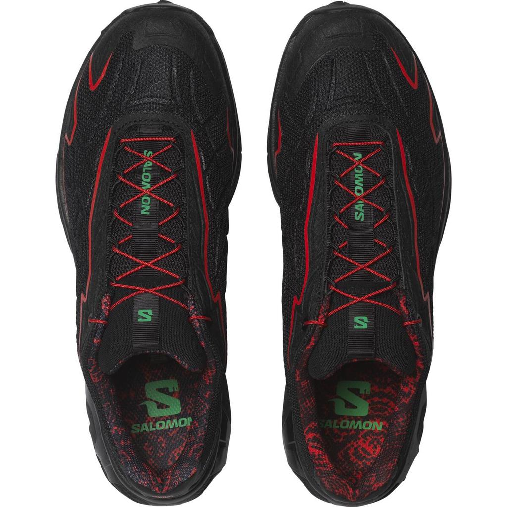 SALOMON Xt-Slate Red Viper Casual Sports Cushioning Non-Slip Wear-Resistant Supportive Lightweight Low-Top Running Shoes Unisex Sneaker Black 478469