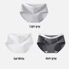 FitonTon Women's Pure Cotton Mid-Waist Briefs 3-Pack
