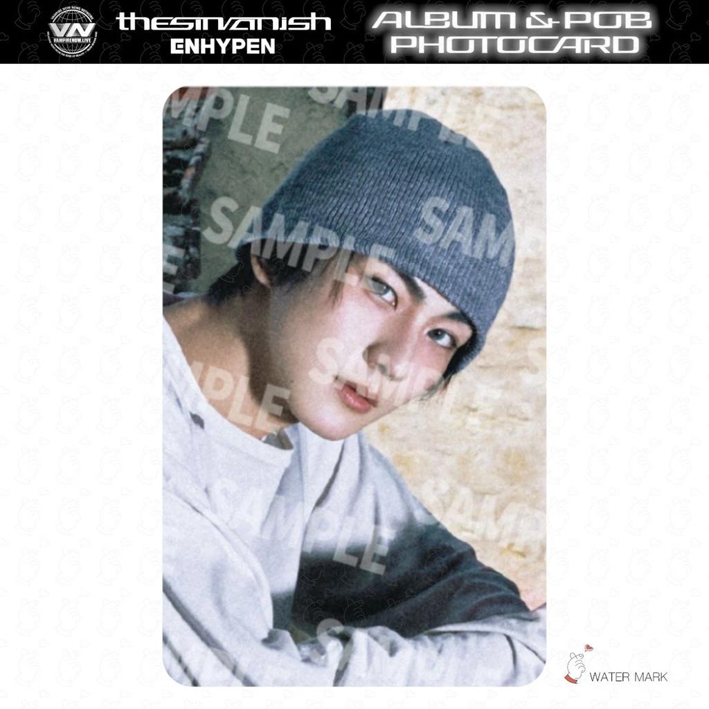 VORBESTELLUNG ENHYPEN THE SIN VANISH ALBUM Fotokarte Japan POB Glücksziehung OFFIZIELL FORBIDDEN AFTERLIGHT STORM FUGITIVES