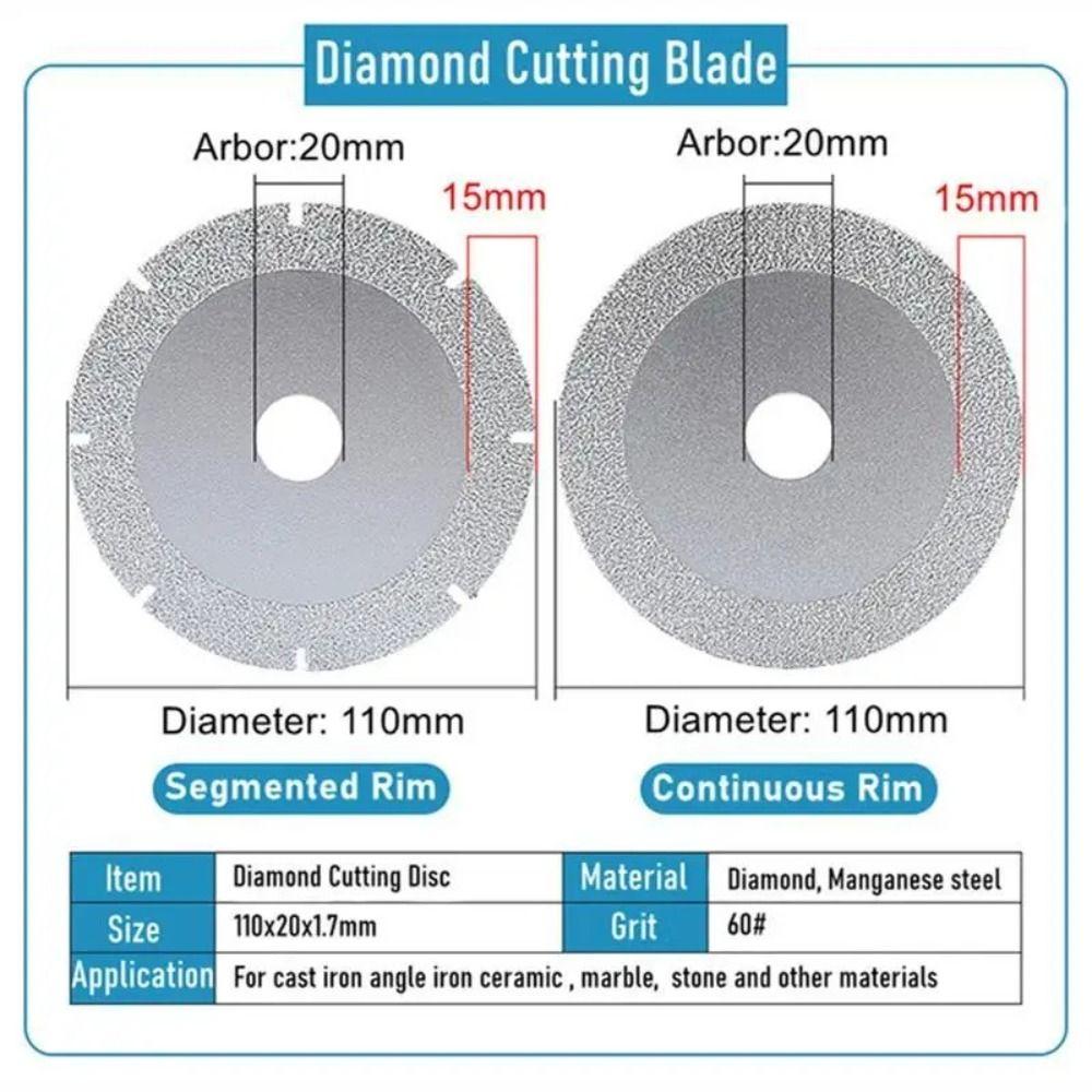Diamond Sand Angle Grinder Saw Blade Silver/Gold Diamond Grinding Blade  Stone Processing