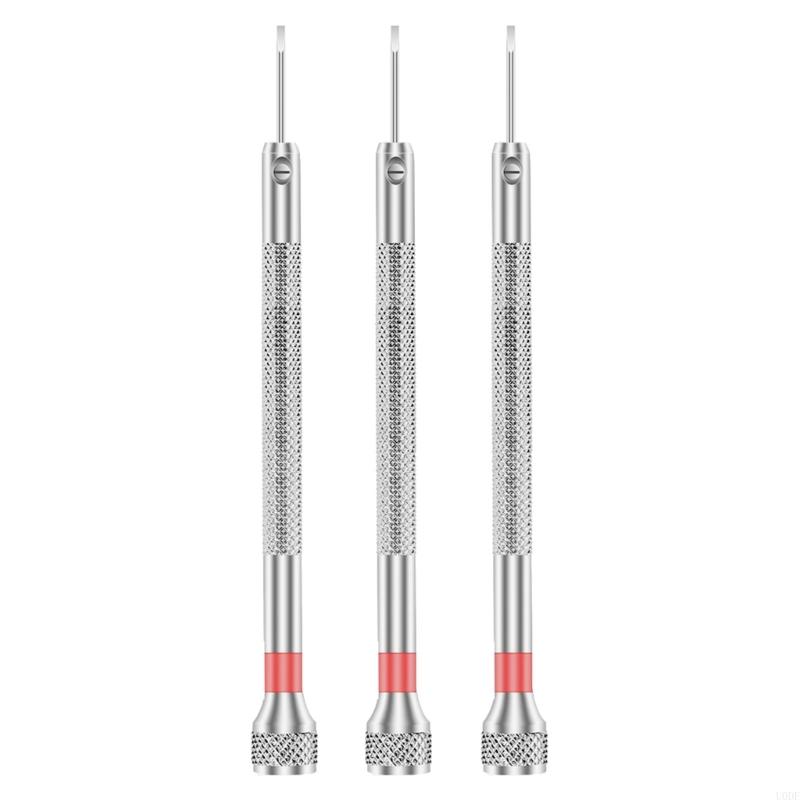 3Piece Slimmer Screwdriver Jewelry Repair Tool For Timepiece Repair Steel Tip