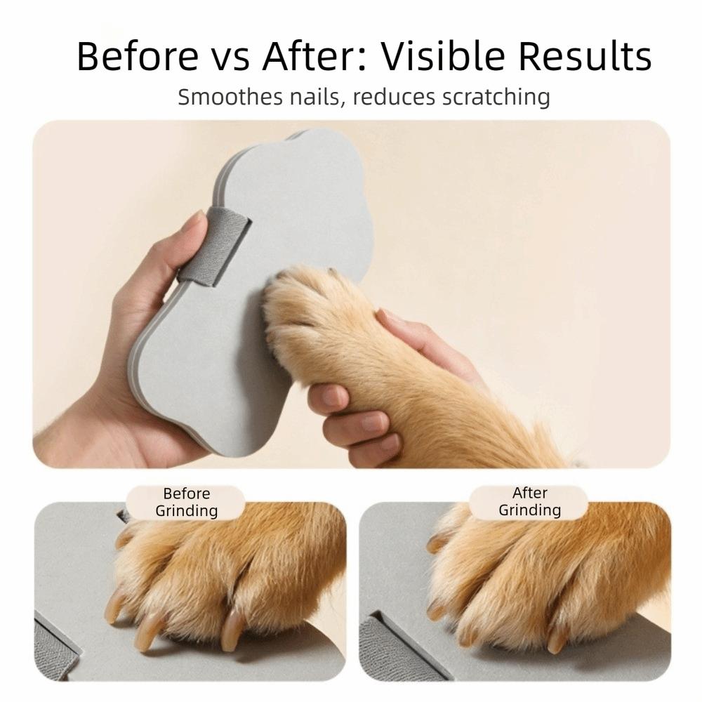Adjustable Strap Dog Nail File Board Manual Cat Nail Scraper Pet Grooming Cleaning