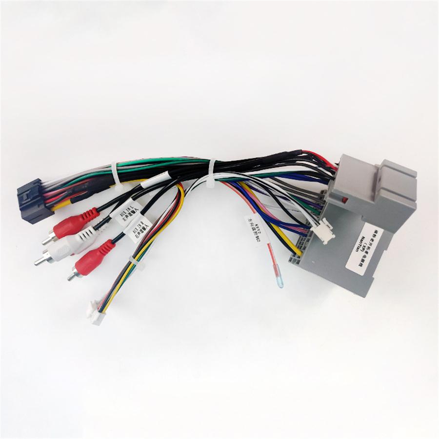 Car 16pin Audio Wiring Harness With Canbus Box For Ford Explorer Escape Edge Exp