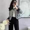 Korean Autumn Women's Petite Jacket - Chic Niche French Style Short Coat