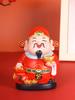 Traditional Chinese God of Wealth Resin Feng Shui Decorations for Home, Bedroom, Living Room, and Entrance Hall