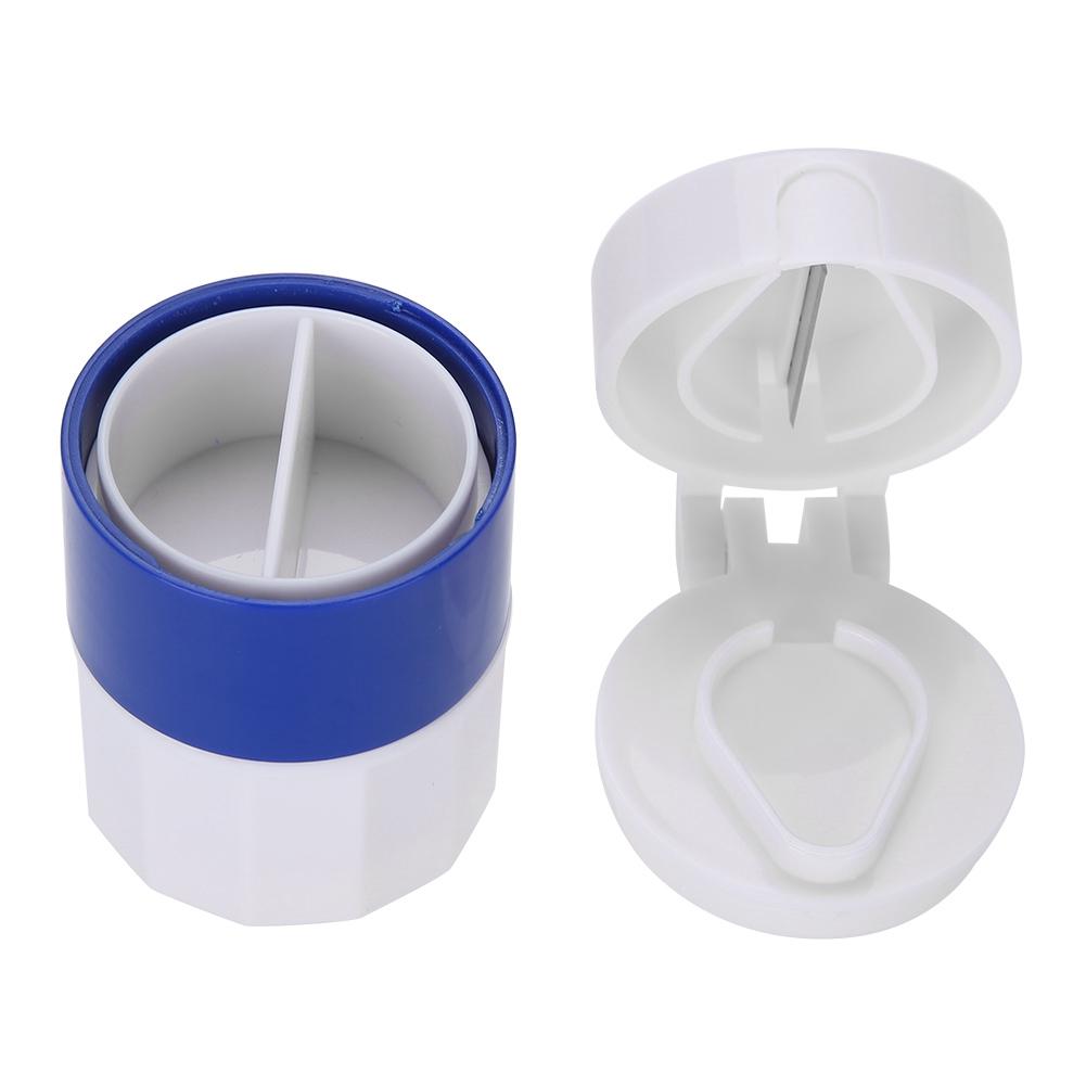 3 IN 1 Pill Cutter Tablet Crusher Pill Organizer Storage Box Medicine Grinder