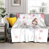 Süßes Ballettmädchen, Ballerina, Fee, Schwan, Einhorn, Cartoon, 3D-Decke, weiche Überwurfdecke für Zuhause, Schlafzimmer, Bett, Sofa, Picknick, Reisen, Kinder