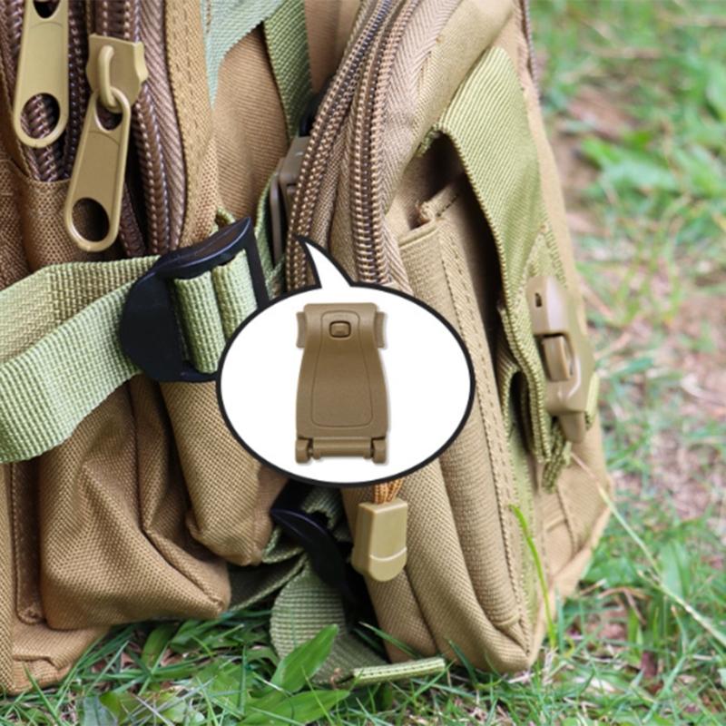 5Pcs Webbing Buckle Connector Fixed Buckle Webbing Clip Accessories Strap Buckle Button Backpack Connecting Buckle Set