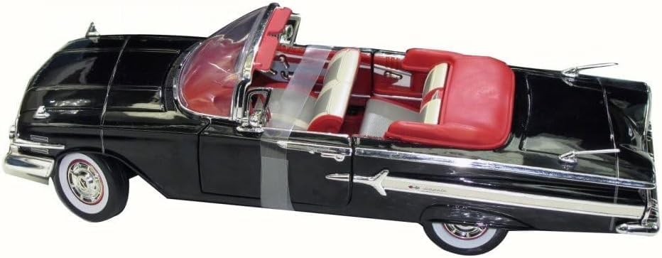 MOTORMAX Scale Chevrolet Impala Cabriolet Diecast Car 1960 1/18 (Black)