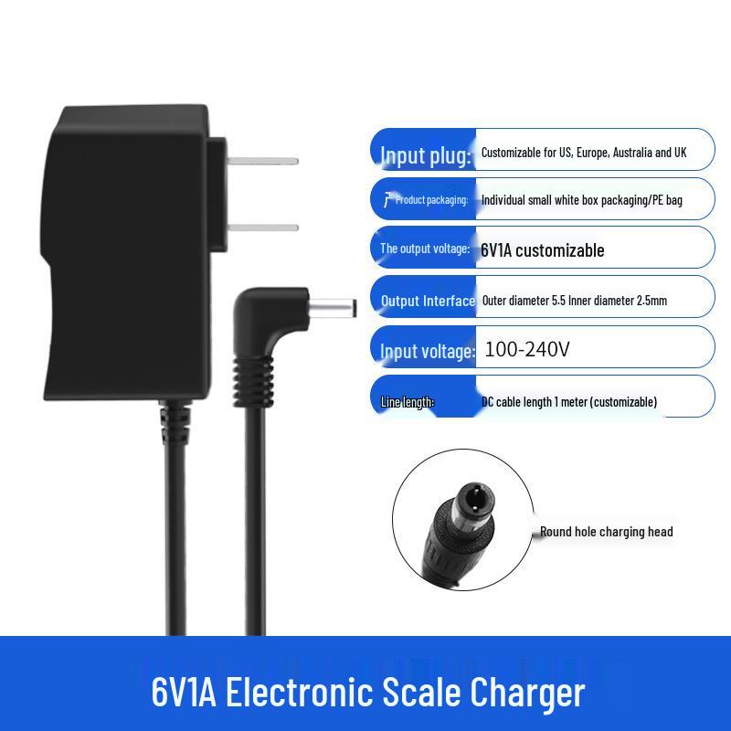 Универсальное электронное зарядное устройство 6V1A с индикатором полной зарядки для литиевой батареи