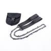 11-33 Teeth Survival Chain Saw With Pouch Pocket Manual Saw Multi Function Saw  Emergency Tool