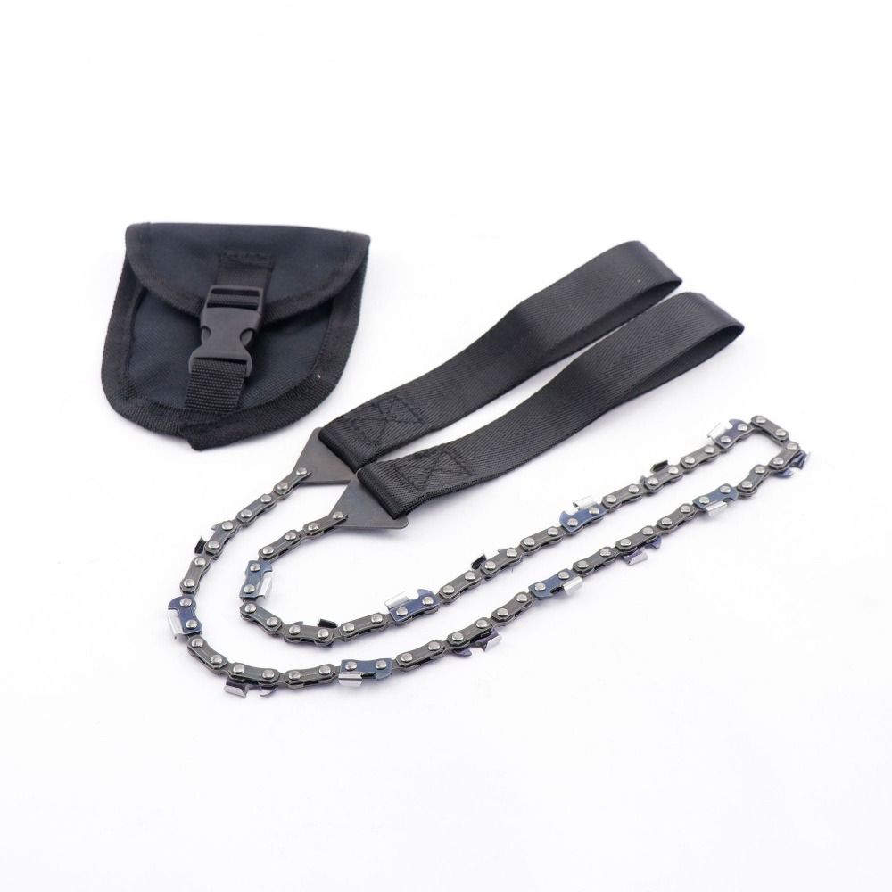 11-33 Teeth Survival Chain Saw With Pouch Pocket Manual Saw Multi Function Saw Emergency Tool