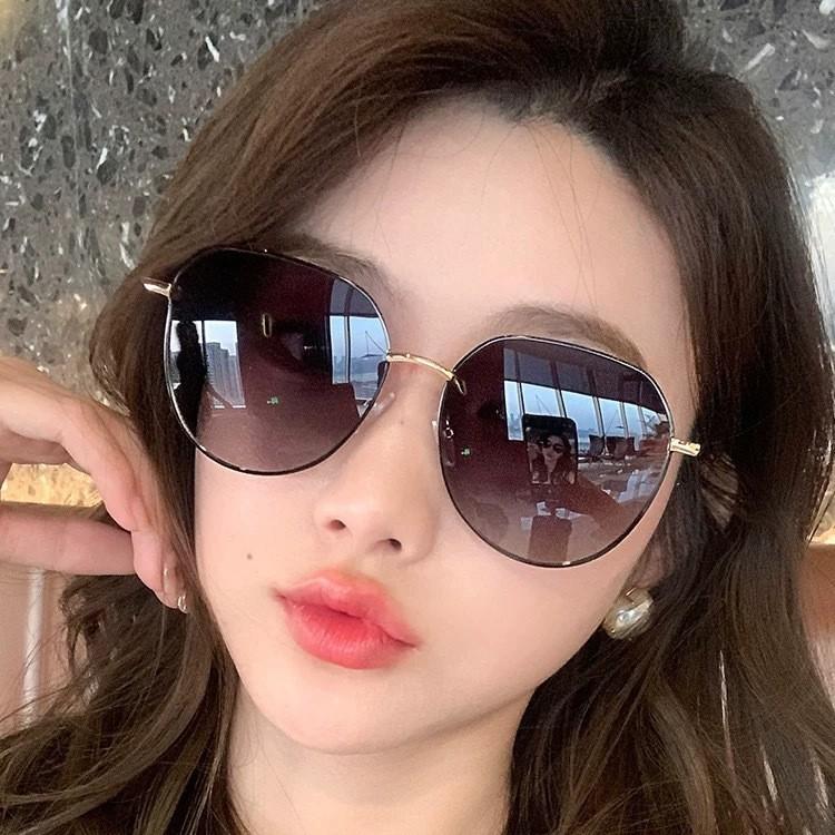 New polarized sunglasses for women, high-end, specifically for driving, UV protection, slimming effect for large faces, suitable for nearsighted
