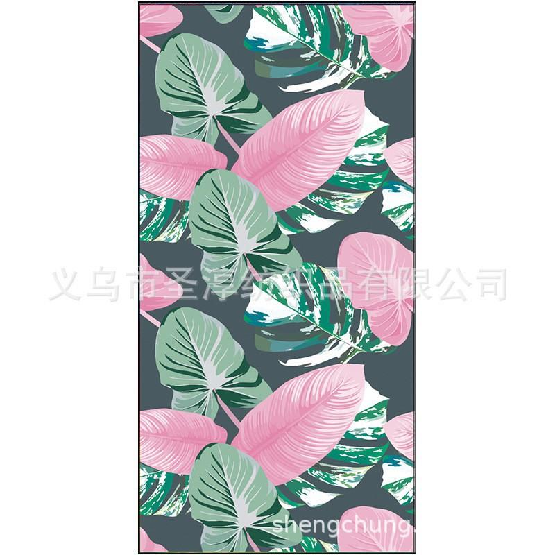 Ultra Absorbent Microfiber Beach Towel 70x140cm Printed Double-Sided Plush Travel Pool Spa Gym Hotel Use