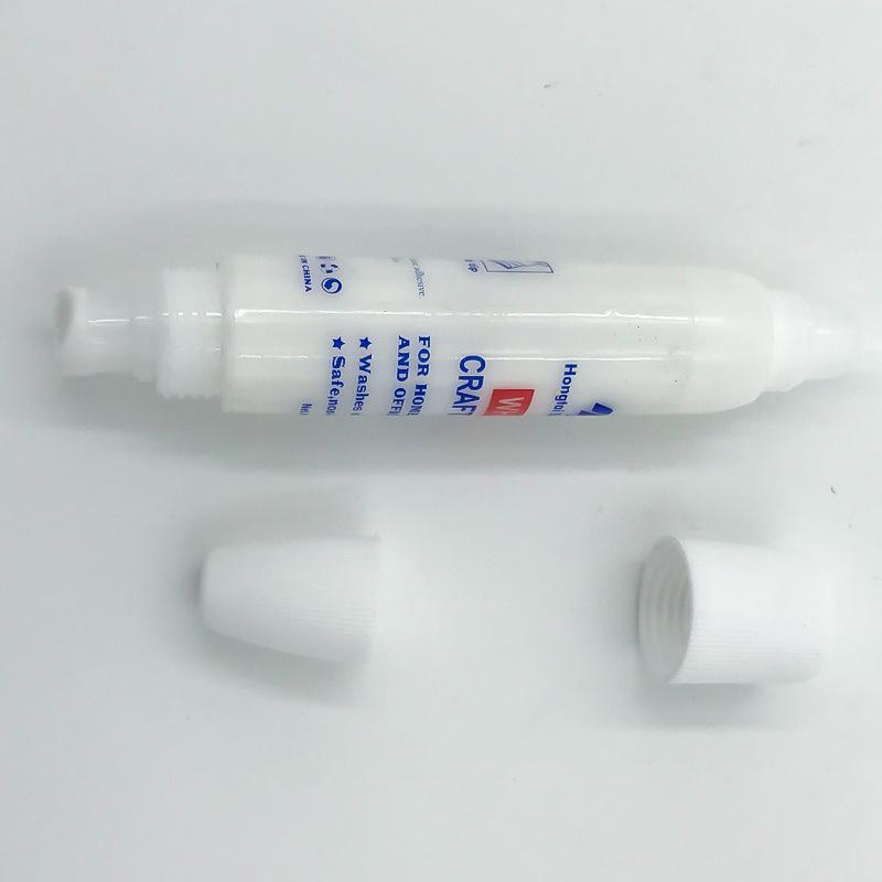 

Быстросохнущий двухсторонний белый латексный клей, 40 мл - Белый клей ПВА для поделок. 40ml белый