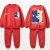 Cartoon Sweatshirt +Pants Two Piece Set New Design Hoodie Loose Pants Print Hoodie Pants Toddler Thin All-match Pants Tracksuits