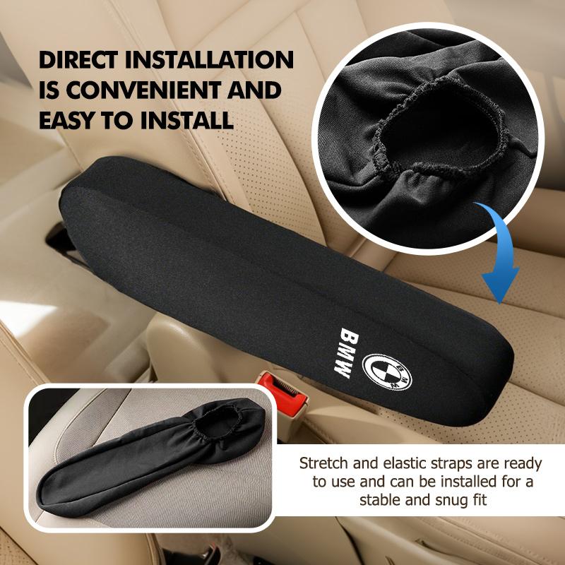 Car Seat Side Armrest Cushion Dust-proof Pad Protective Cover For BMW M 1 3 4 5 6 7 Series M3 M6 F01 F02E34 E36 E70 F10 X6 X1 rlpf46