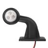 Lampada per camion 12 / 24V LED Luce di posizione laterale Rosso Bianco Gruppo fanale posteriore 2 pezzi / set Indicatore luminoso per camion con rimorchio Furgone camion