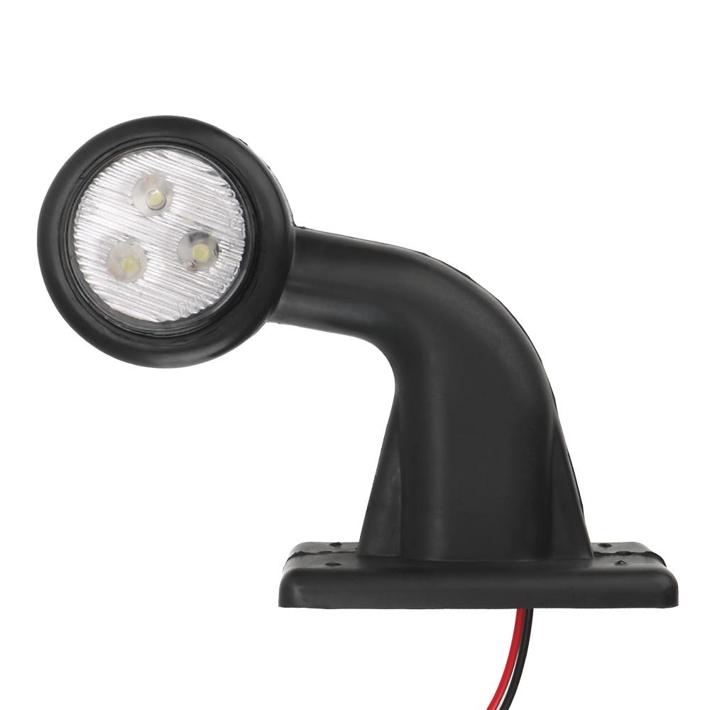 Lampada per camion 12 / 24V LED Luce di posizione laterale Rosso Bianco Gruppo fanale posteriore 2 pezzi / set Indicatore luminoso per camion con rimorchio Furgone camion