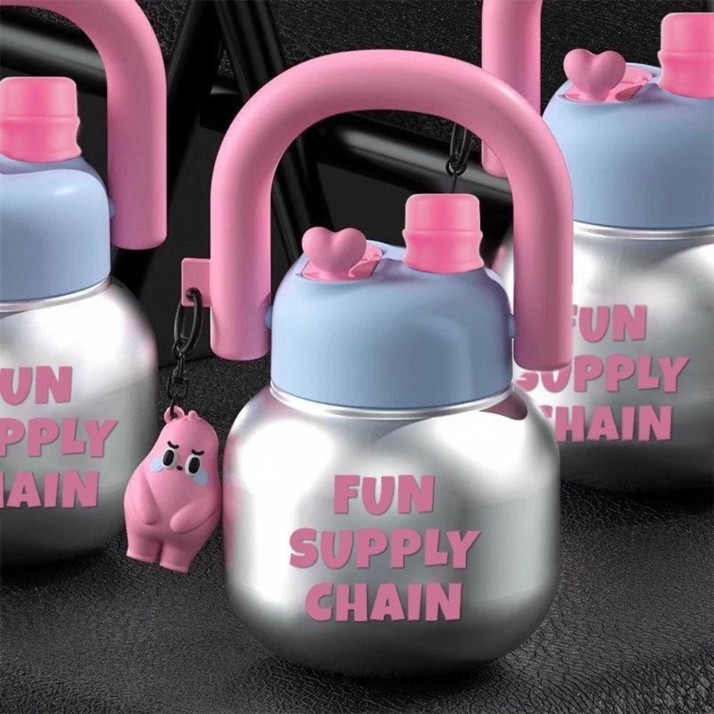 Auslaufsicherer Kinder-Trinkbecher Niedlicher Cartoon-Plastikbecher Milchbecher Wasserbecher Outdoor