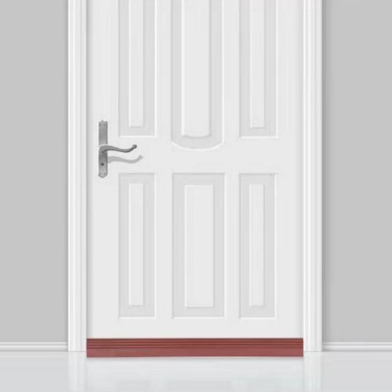 Door Bottom Seal Strip 1M Thickened Self Adhesive Silicone Soundproof Dustproof Easy Install for Apartment Door Gap Filler