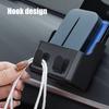 Multi-Function Car Storage Box Self-Adhesive Organizer for Phone Cards Wallet Dashboard Tray for Vehicle Home Office