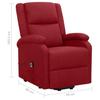 VidaXL Fauteuil inclinable Rouge bordeaux Tissu