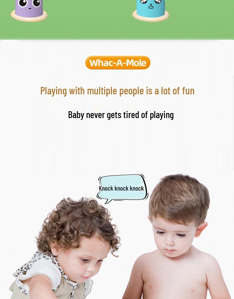 Whack-a-Mole Baby Decompression Toy: Large Rabbit Game Machine for Kids