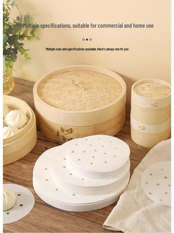ZISIZ Large Round Steamer Liners