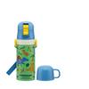 Water 420ml or 350ml Dinosaur Size Small Stainless Sports Water Children's Bottle, 2-Way, (Direct Drink) (Cup Drink), Design, 26, Boys,